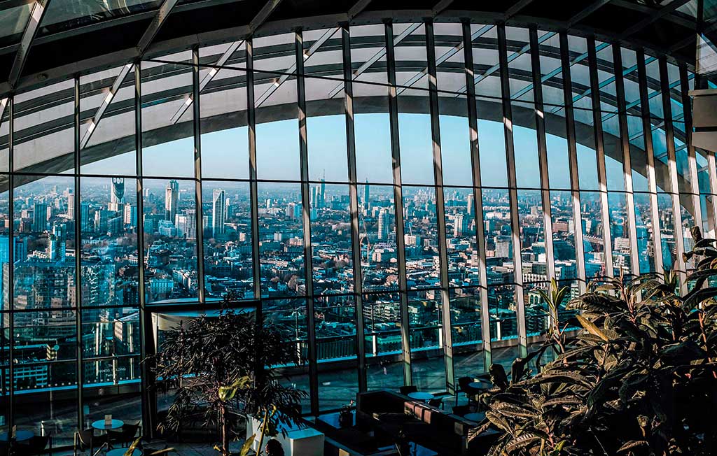 Vistas desde el Sky Garden de Londres
