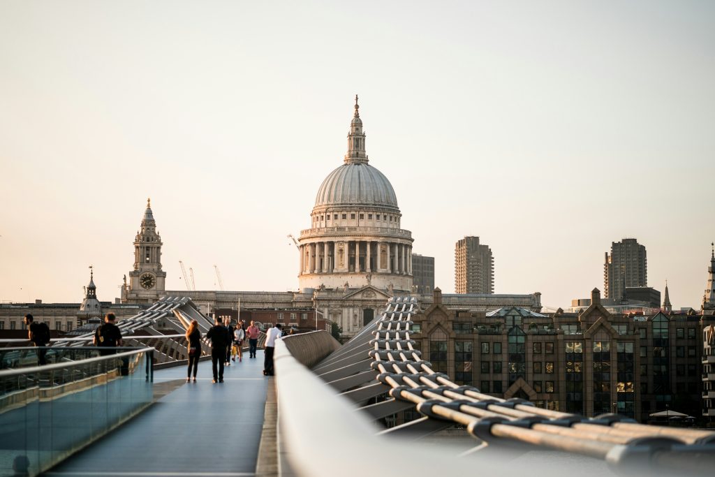 catedral de san pablo y millenium bridge